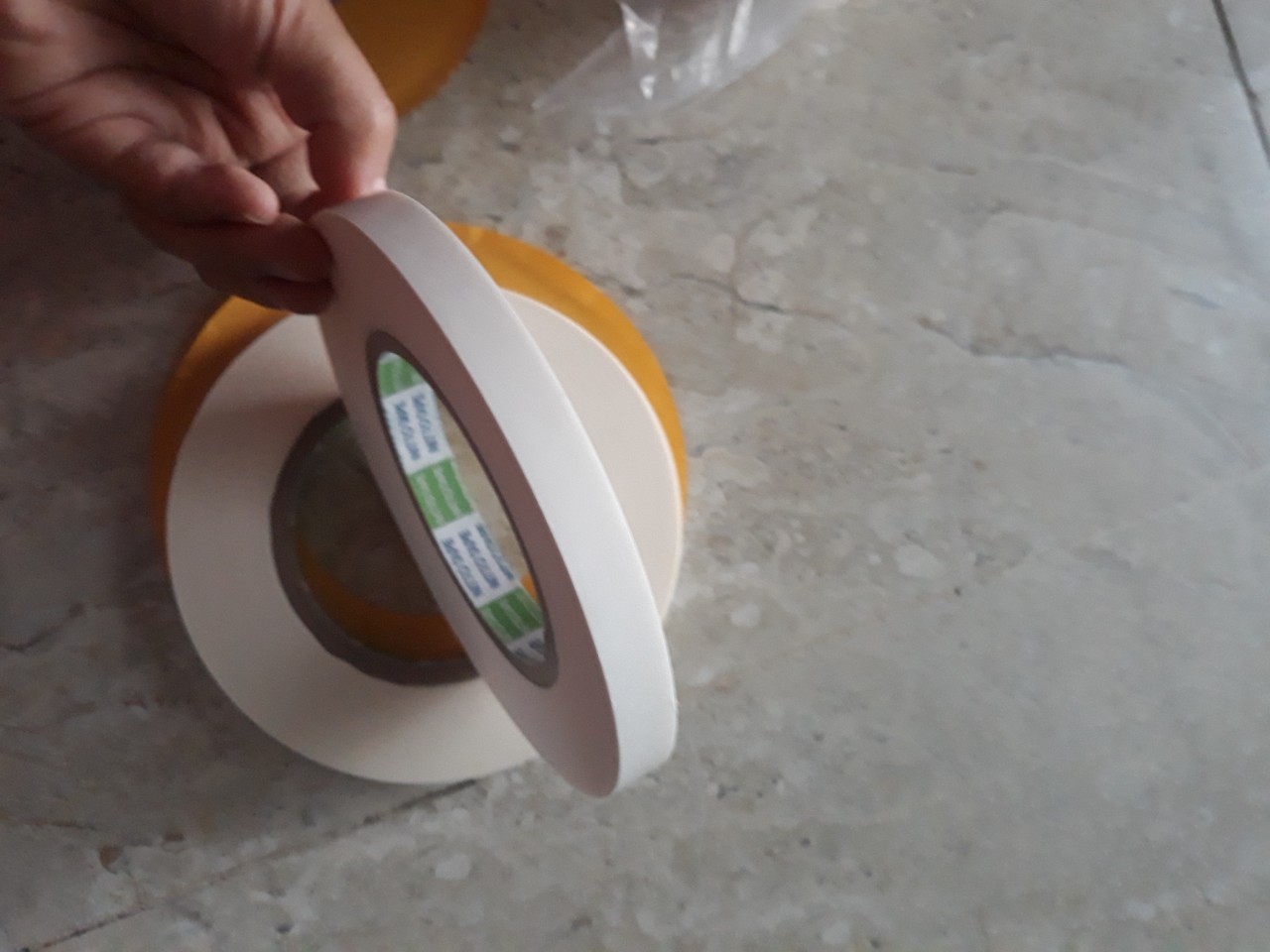 Nitto (Permacel) P-02 Double Coated Kraft Paper Tape