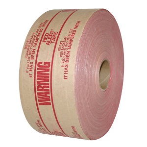 Băng keo giấy nâu Kraft thấm nước có chữ màu đỏ cảnh báo IPG Central No. 270