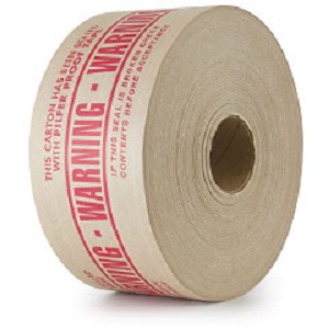 Băng keo giấy nâu Kraft thấm nước có chữ cảnh báo IPG CENTRAL Warning Tape